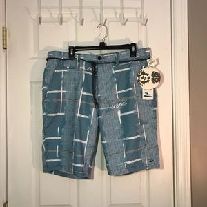 Split Men's Blue and White Swim Trunks NWT